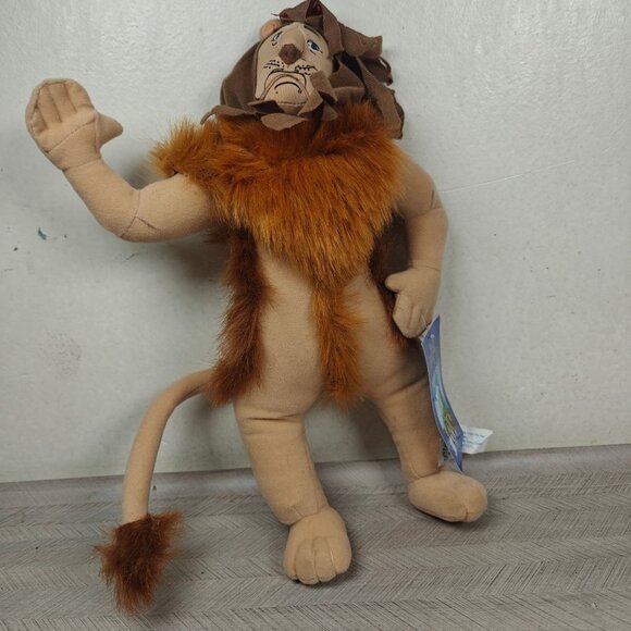 YWizard Of Oz Cowardly Lion Plush 1994 By Nanco 12" Tall NEW - Picture 4 of 6
